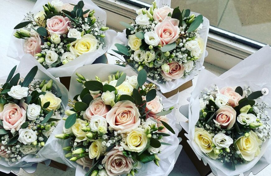 Beautiful bridesmaids bouquets